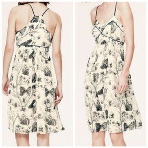 Ann Taylor Loft flowy, romantic racerback dress